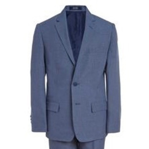 Nautica Big Boys Blue Micro-Texture Suit Top Size 10‎ - Picture 1 of 7